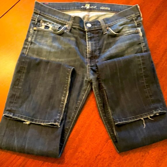 🥰🥰Host Pick🥰🥰7 for all Mankind Slimmy Jeans - Picture 3 of 5